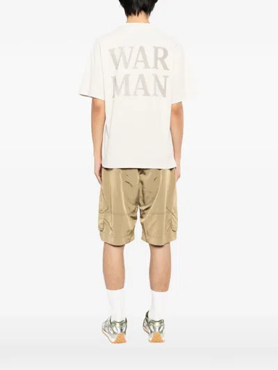 Warman Cotton Printed T-shirt In White