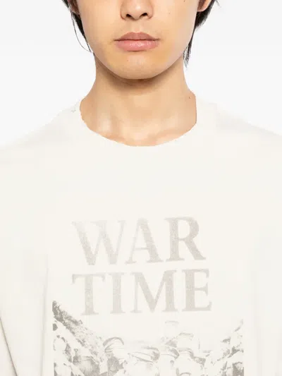 Warman Cotton Printed T-shirt In White