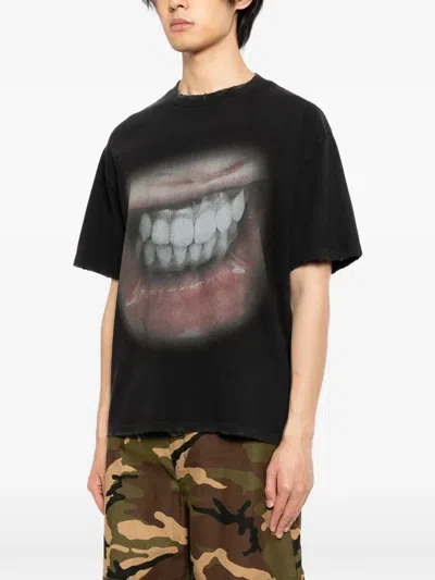 Warman Graphic-print T-shirt In Black