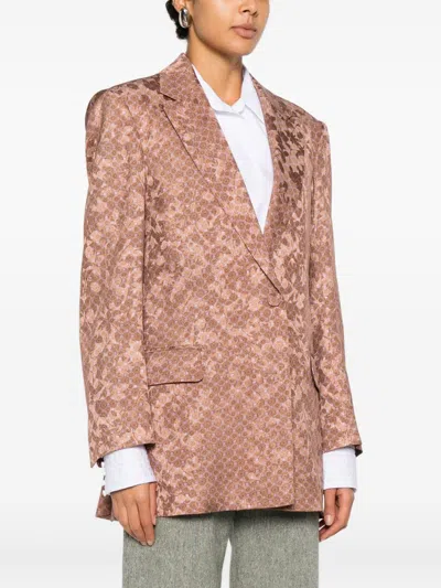 Dries Van Noten Women Bastis Single-breasted Jacket In Brown