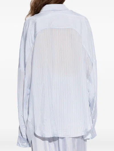 Dries Van Noten Women Casia Printed Shirt In Blue