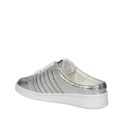 Dsquared2 Boxer Open Back Sneakers Women In Silver