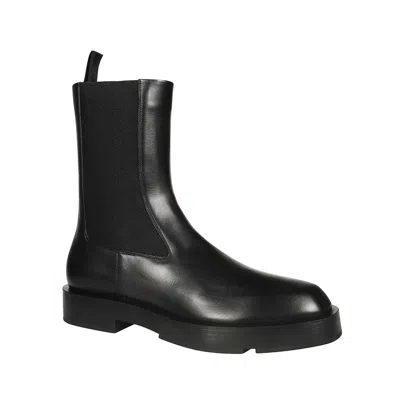 Givenchy Squared Chelsea Ankle Boots For Men In Black