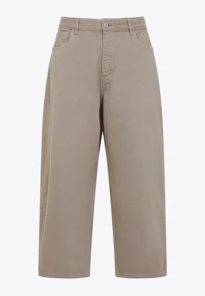 Studio Nicholson Marylebone Straight Jeans In Neutral
