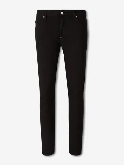Dsquared2 Sleek Black Jeans With Comfortable Stretch Fabric And Modern Fit In Black