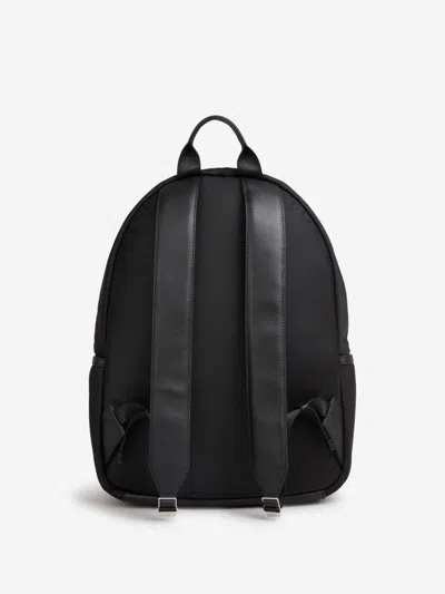 Ami Alexandre Mattiussi Ami Backpack Bag In Smooth Black Polyamide In Black