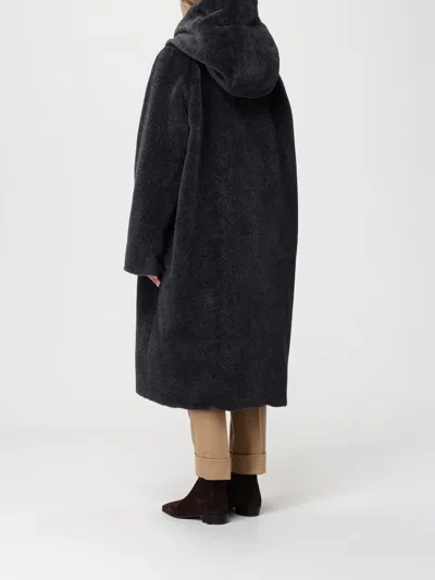 Max Mara The Cube Coat Woman  In Black