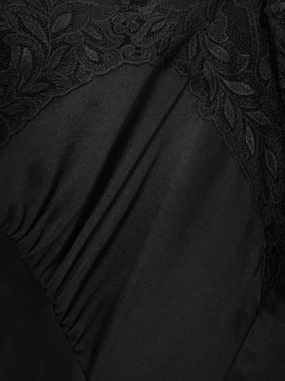 Chloé Lace-cape Maxi Dress In Black