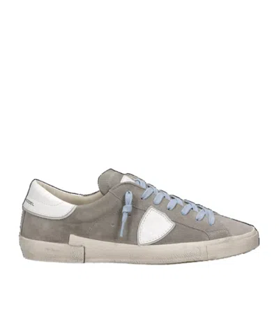 Philippe Model Low-top Casual Sports Shoes In Gray