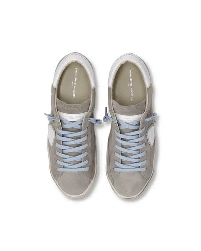 Philippe Model Low-top Casual Sports Shoes In Gray