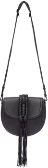 ALTUZARRA Black Ghianda Knot Saddle Bag