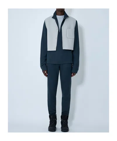 Rier Patch-pocket V-neck Gilet In Gray