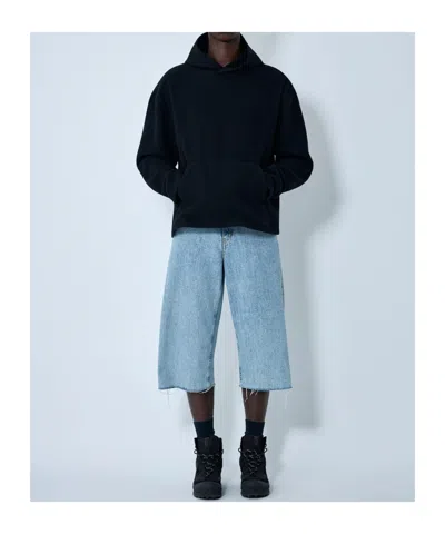 Rier Hooded Fleece Sweatshirt In Blue