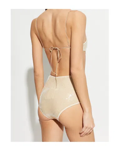Oseree Sequin Bikini In Brown