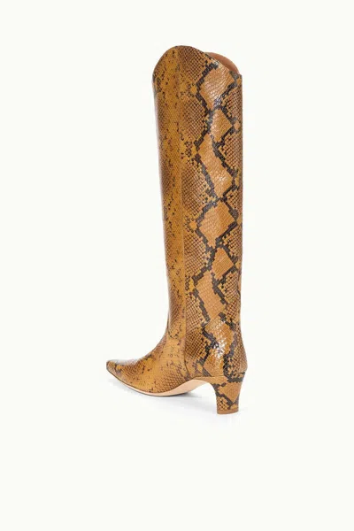 Staud Western Wally Boot Snake In Multi