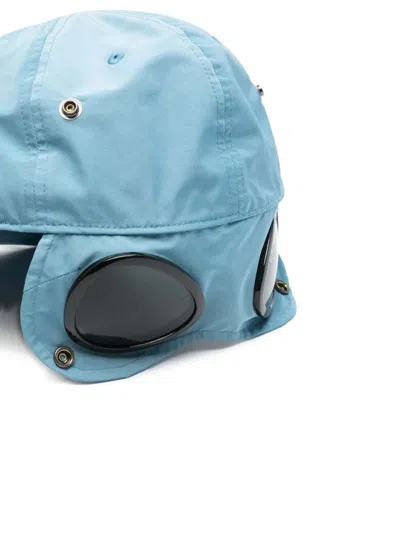 C.p. Company C.p.company Chrome-r Goggle Cap In Blue
