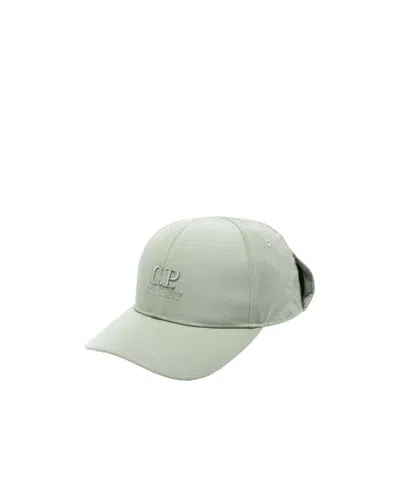 C.p. Company C.p.company Chrome-r Goggle Cap In Green