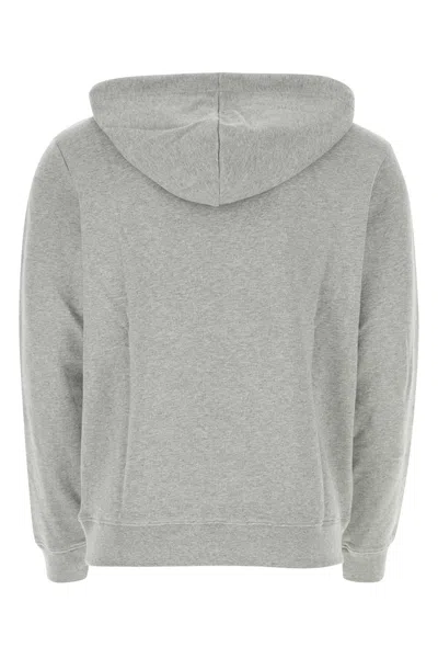 Apc A.p.c. Grey Cotton Sweatshirt In Multi