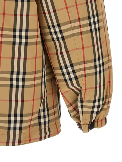 Burberry Reversible Jacket With Vintage Check Pattern In Brown