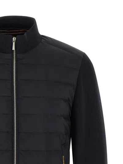 Moorer Duncan High-neck Quilted Jacket In Blue