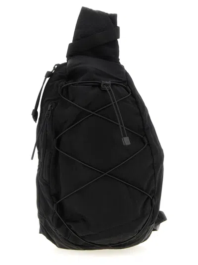 C.p. Company Nylon B Crossbody Backpack Adjustable Strap In Black