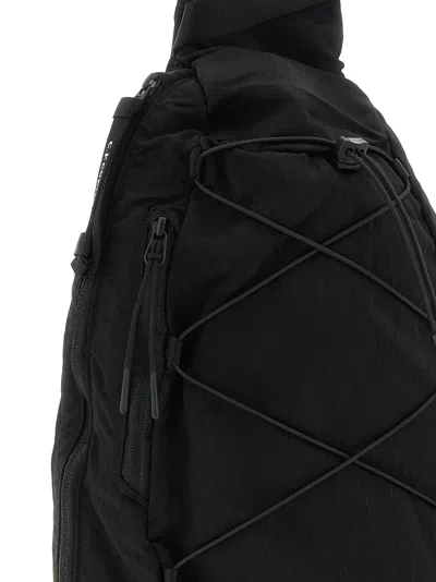 C.p. Company Nylon B Crossbody Backpack Adjustable Strap In Black