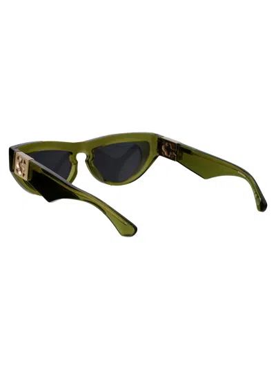 Burberry Cat Eye Sunglasses 0 Be4422 U 411887 In 411887 Green
