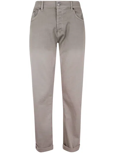 Dondup Rolled Cuffs 5 Poches Denim In Brown