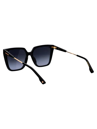 Dsquared2 Black Metal Sunglasses In Black