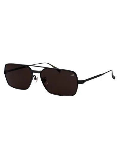 Dunhill Black Titanium Sunglasses In Black