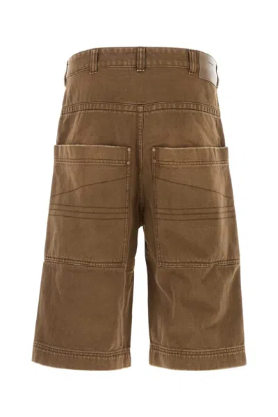 Entire Studios Bermuda Shorts With Knee Length And Pockets In Brown