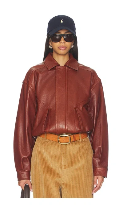 Ducie Florence Jacket In Brown