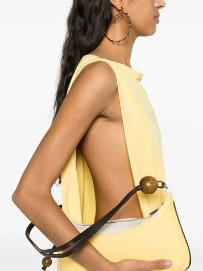 Jacquemus La Robe Peplo Longue In Yellow