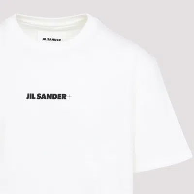Jil Sander White Cotton T-shirt In White