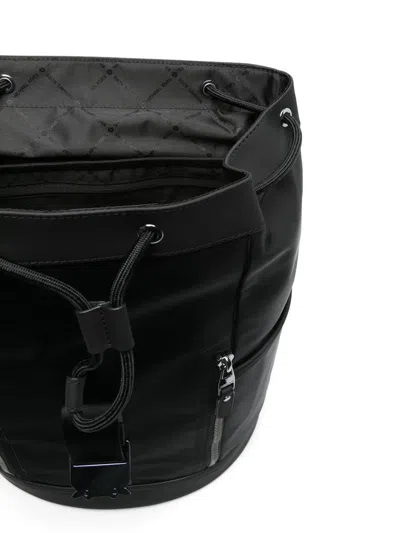 Michael Kors Aviator Double Zip Rucksack In Black