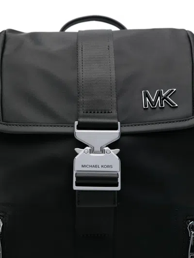 Michael Kors Aviator Double Zip Rucksack In Black