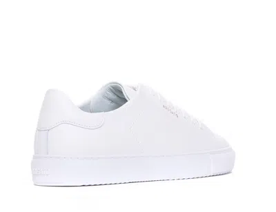 Axel Arigato Clean 90 White Sneakers With Printed Logo In Leather Woman