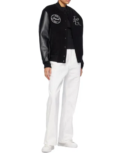 Axel Arigato Clean 90 White Sneakers With Printed Logo In Leather Woman