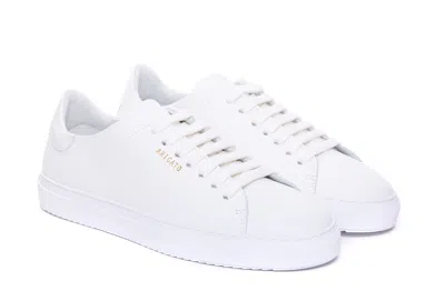 Axel Arigato Clean 90 White Sneakers With Printed Logo In Leather Woman