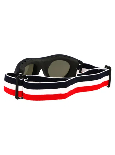 Moncler Shield Mountaineering Goggles In Black