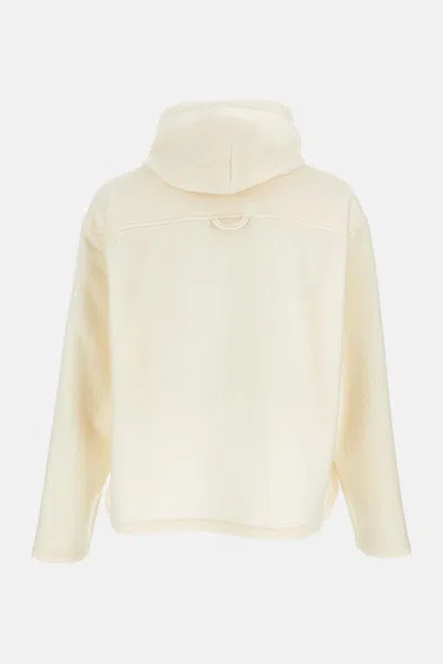 Rier White Solid Sweatshirt In White