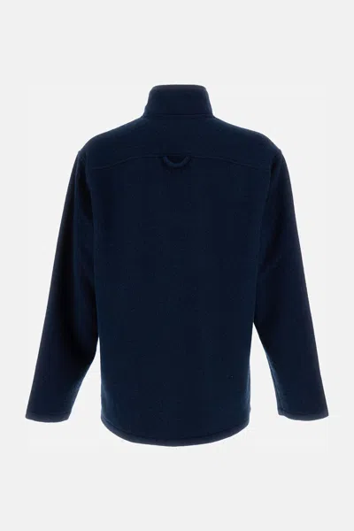 Rier Virgin Wool Zip-up Sweater In Black