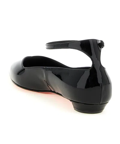 Christian Louboutin Women Erozeena Patent Leather Ballets In Black