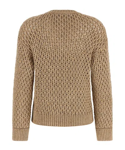 Fabiana Filippi Women Brown Moulin Wool Sweater, Xs Luxury Sweaters & Knitwear For Women Darveys In Neutral
