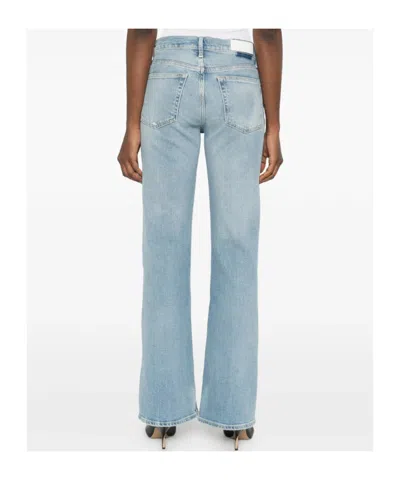 Re/done Button-fastening Jeans In Blue