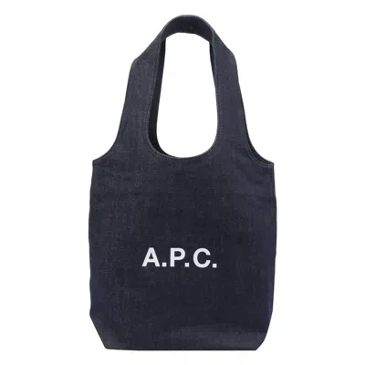 Apc Shoulder Bag A. P.c. Woman Color Indigo In Blue