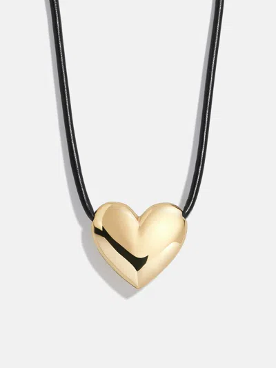Baublebar Millie Bubble Heart Paracord Necklace In Black