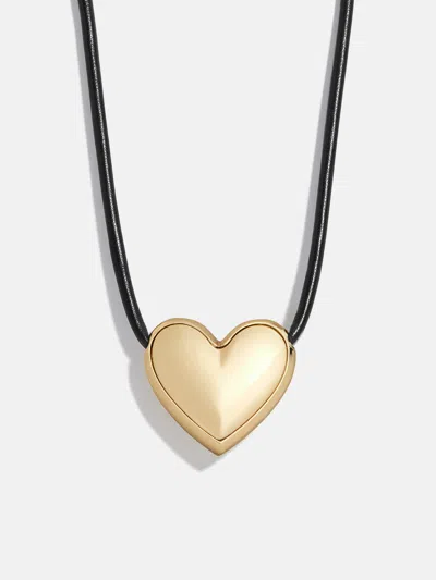 Baublebar Millie Bubble Heart Paracord Necklace In Black