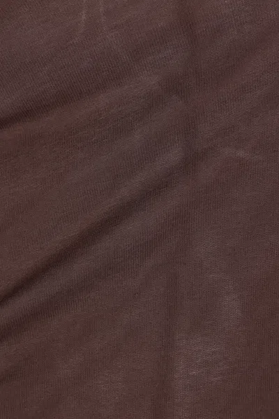 Rick Owens One Shoulder Vest In Brown