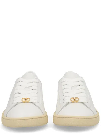 Valentino Garavani Woman Sneakers White Size 8 Leather In White